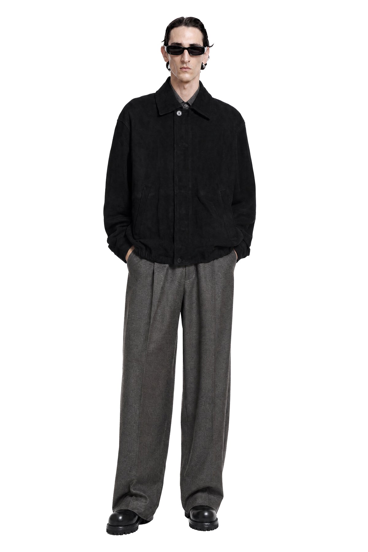 SSSTEIN Goat Suede Jacket man