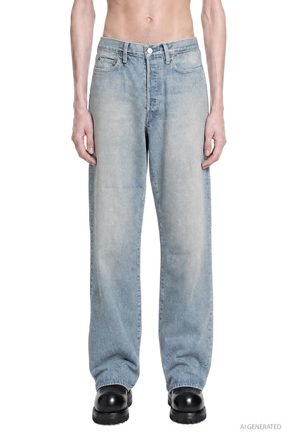 Loose Denim Pants