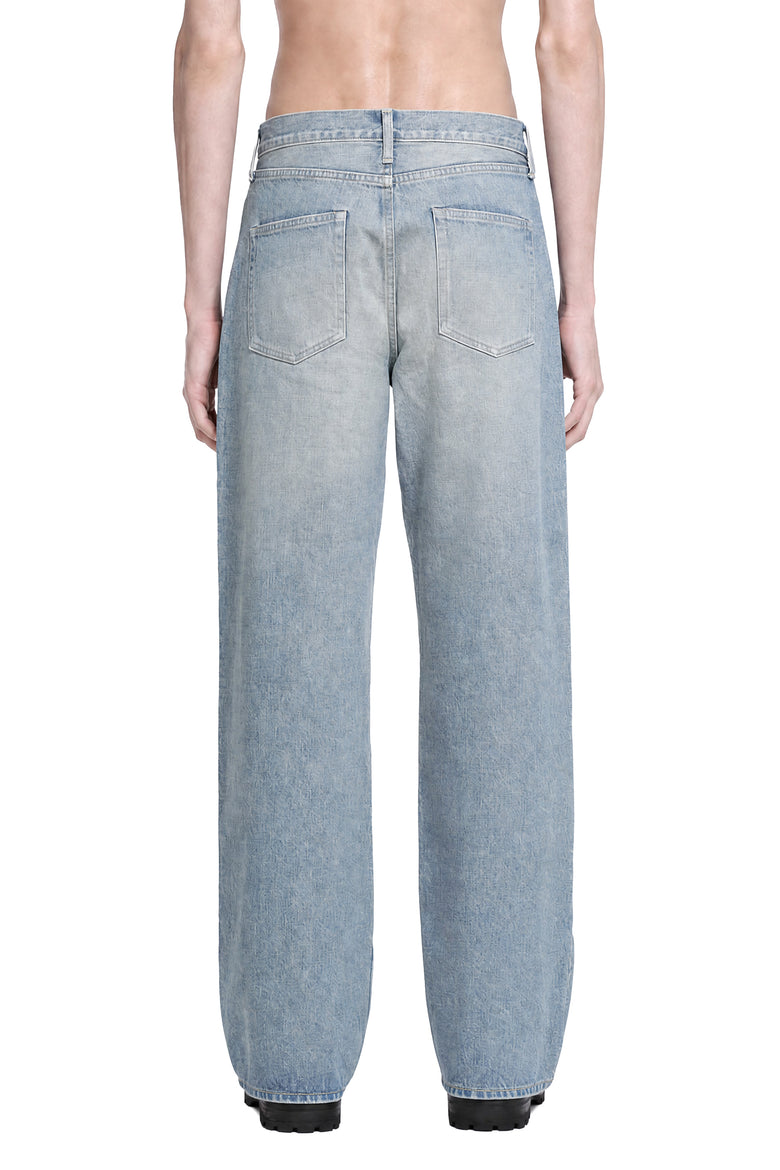 SSSTEIN Loose Denim Pants man