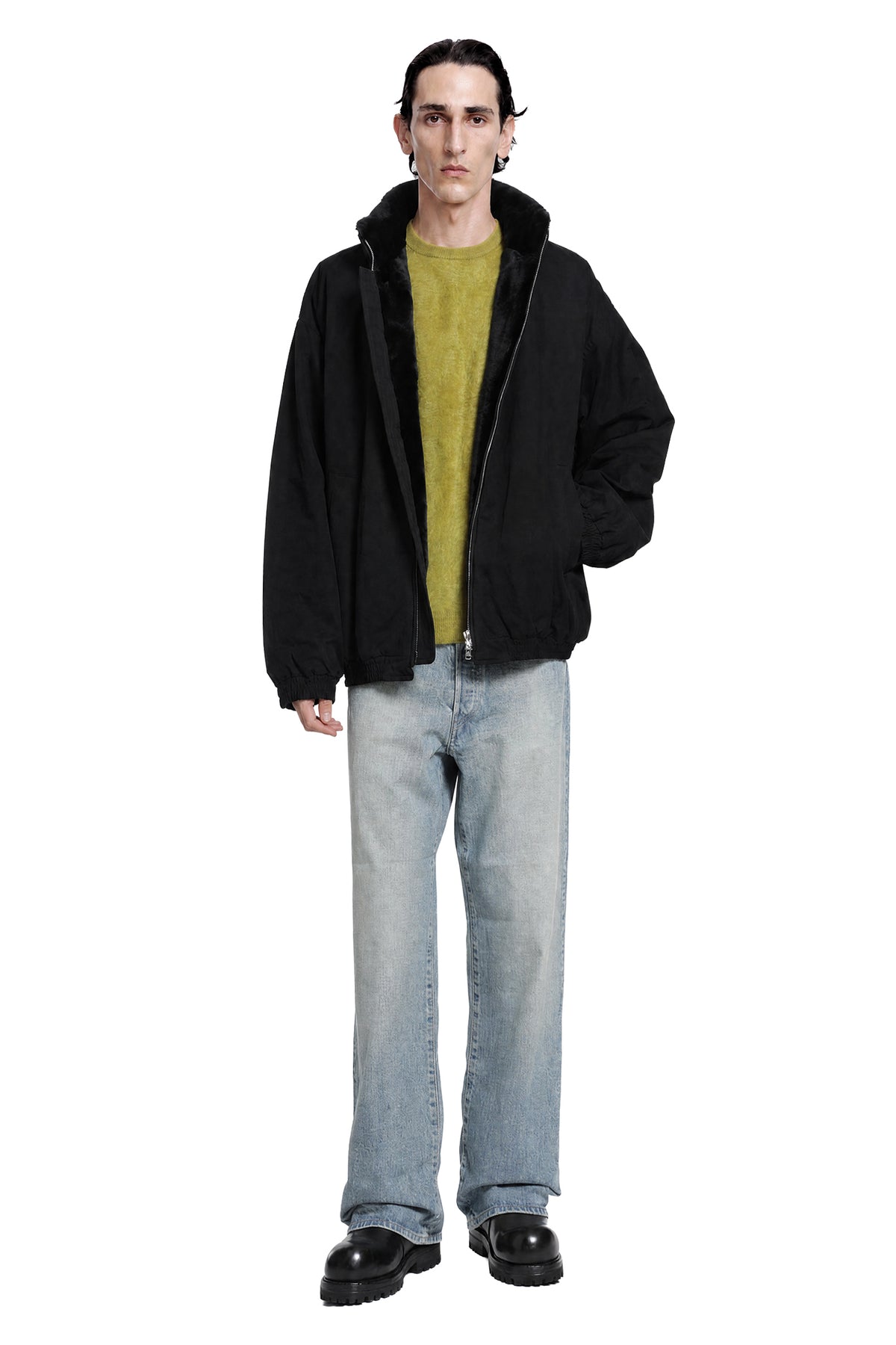 Loose Denim Pants