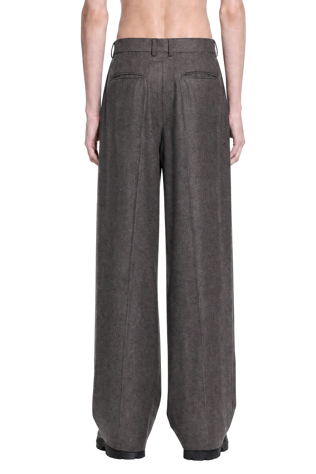 SSSTEIN Extra Fine Wool Extra Wide Trousers man
