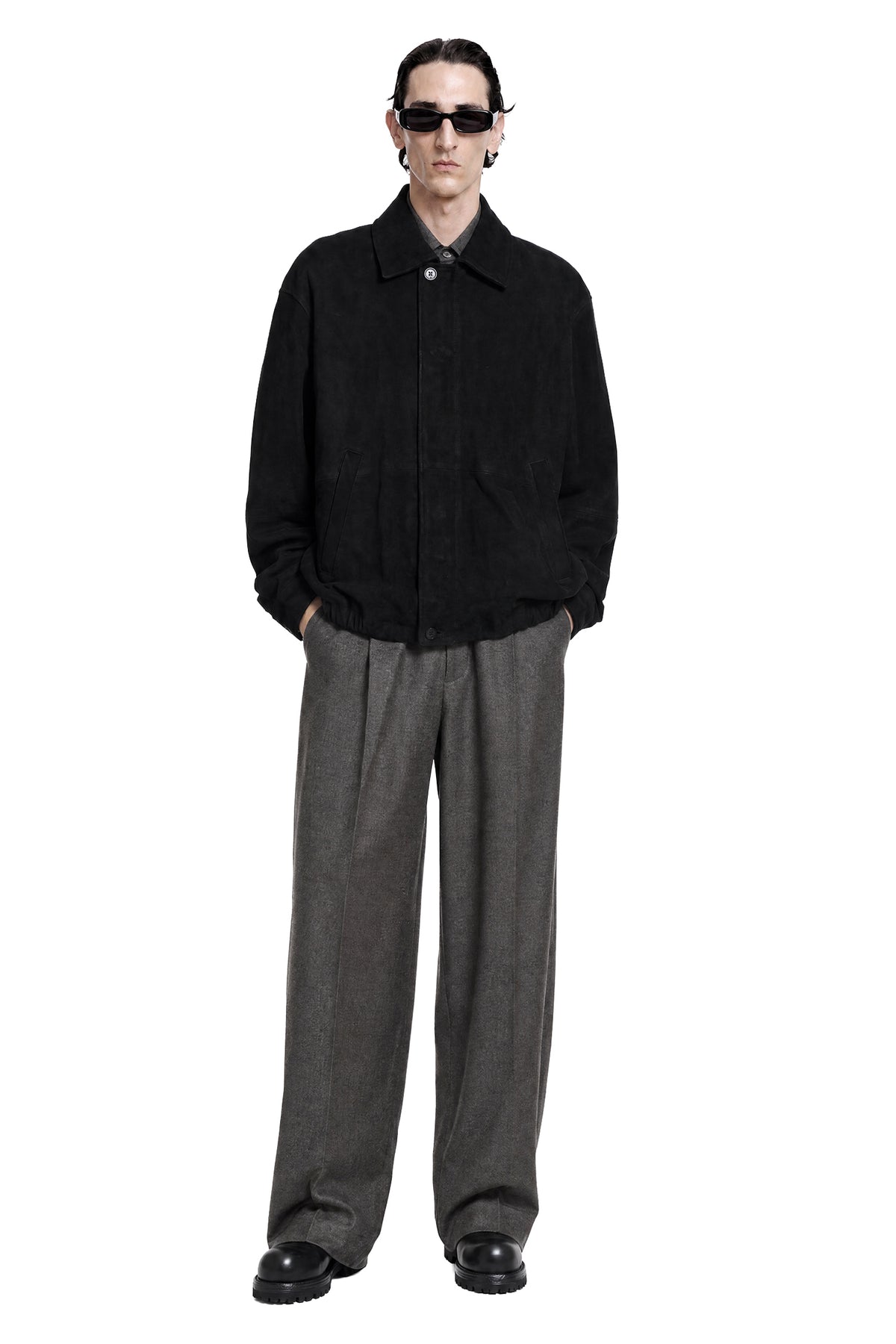 SSSTEIN Extra Fine Wool Extra Wide Trousers man