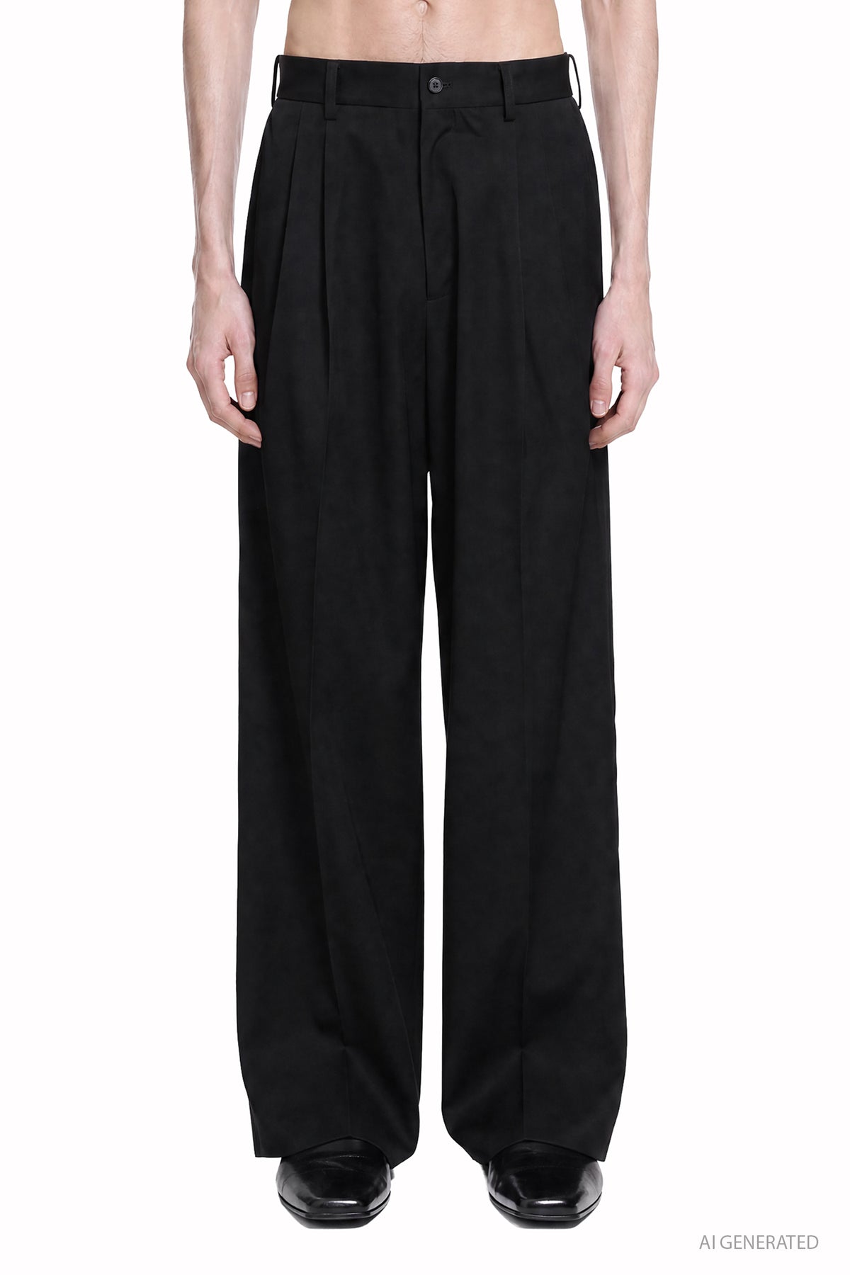 SSSTEIN Long Wide Trousers man