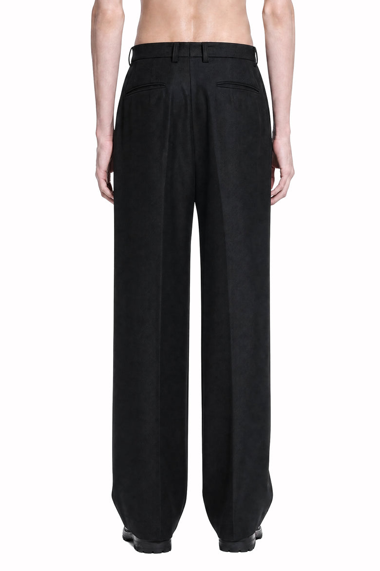 SSSTEIN Compressed Flannel Wide Trousers man