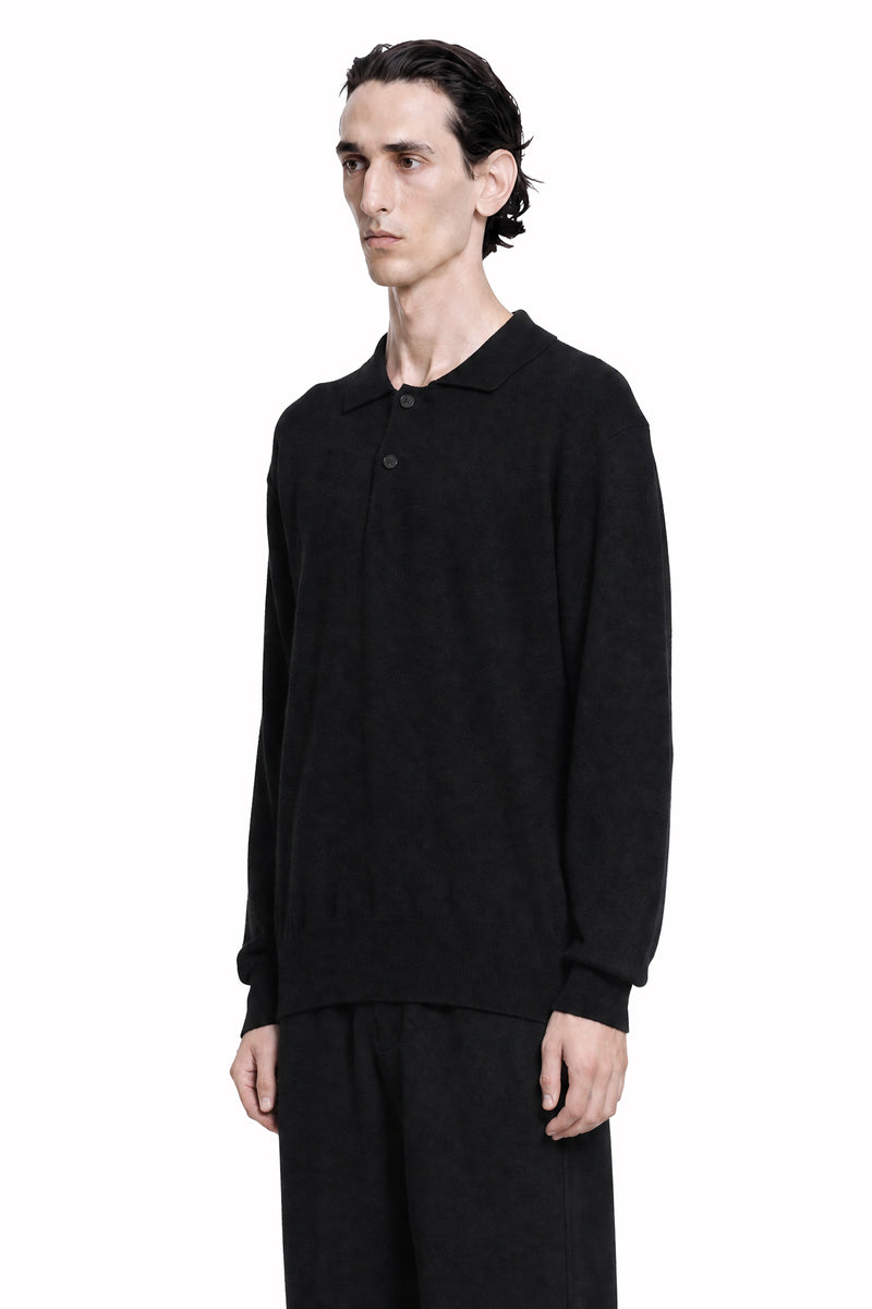 SSSTEIN Pure Cashmere Knit Polo man