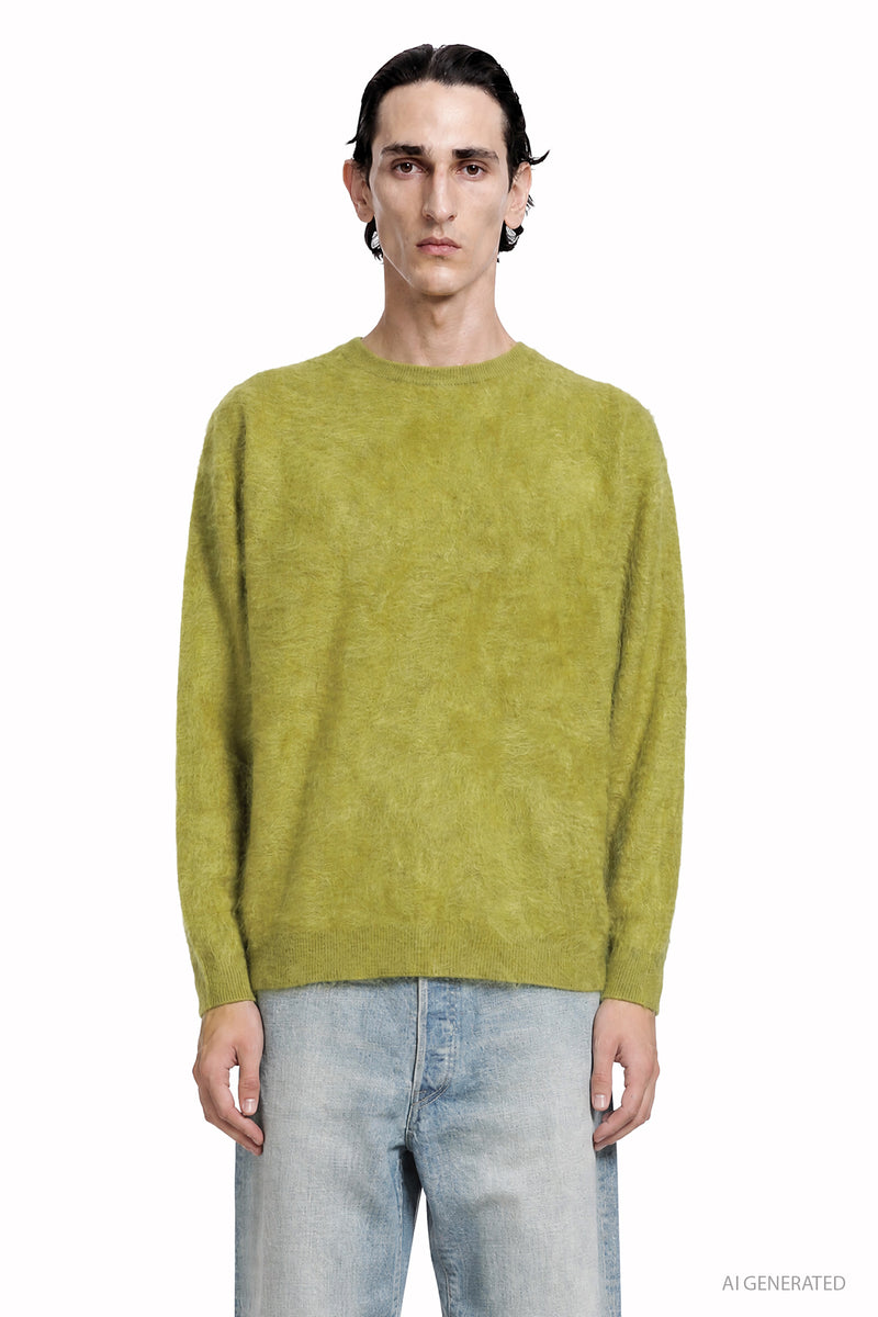 SSSTEIN Cashmere Shaggy Sweater man