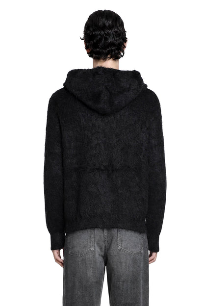 Kid Mohair Knit Zip Hoody