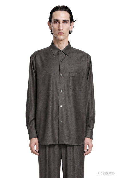 Wool Oversized Shirt