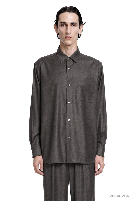 Wool Oversized Shirt