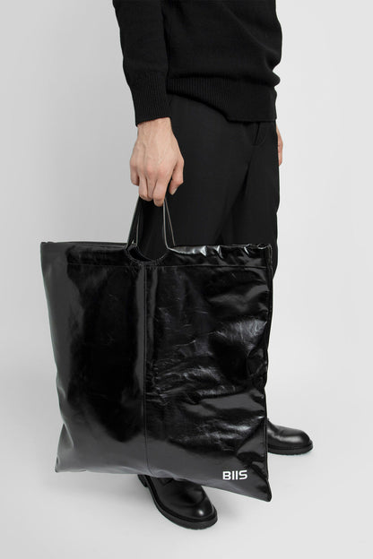 BIIS UNISEX BLACK TOTE BAGS