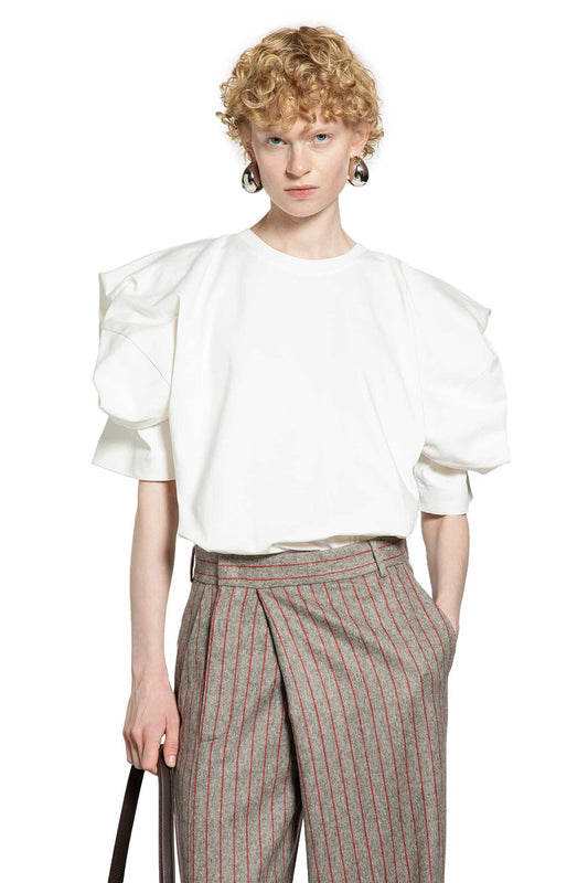 T-Shirt with Floral Details - Antonioli.eu