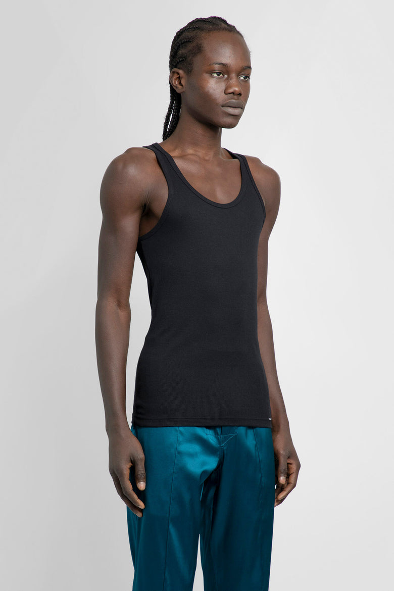 TOM FORD MAN BLACK T-SHIRTS & TANK TOPS