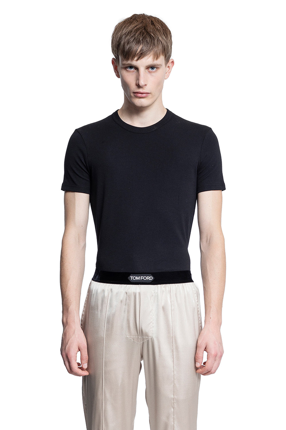 TOM FORD MAN BLACK T-SHIRTS & TANK TOPS