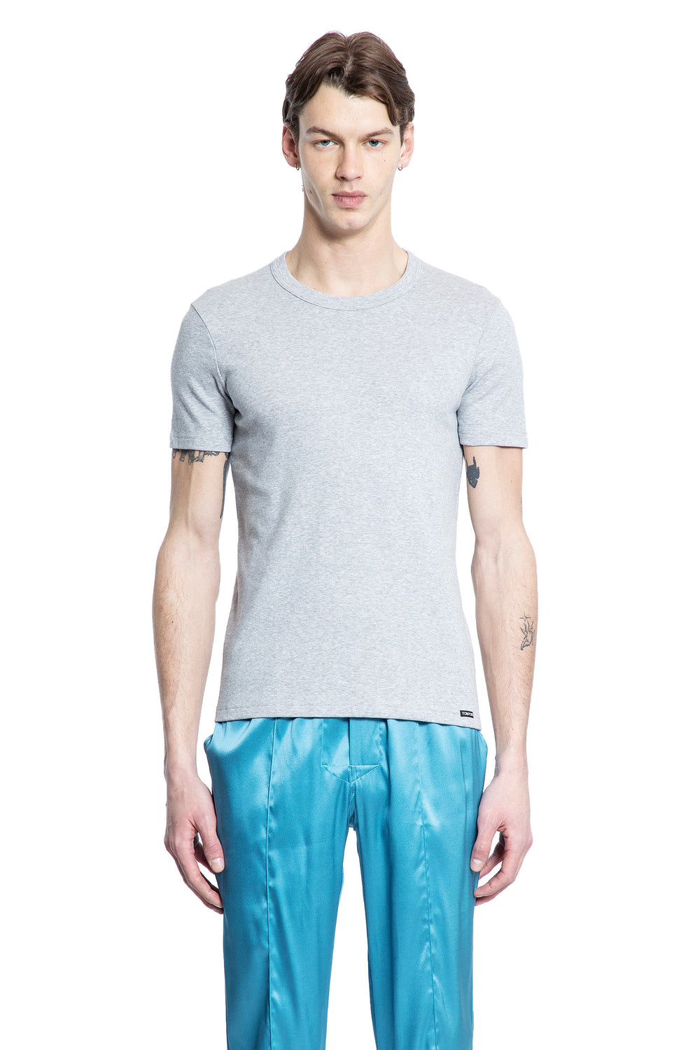 TOM FORD MAN GREY T-SHIRTS & TANK TOPS