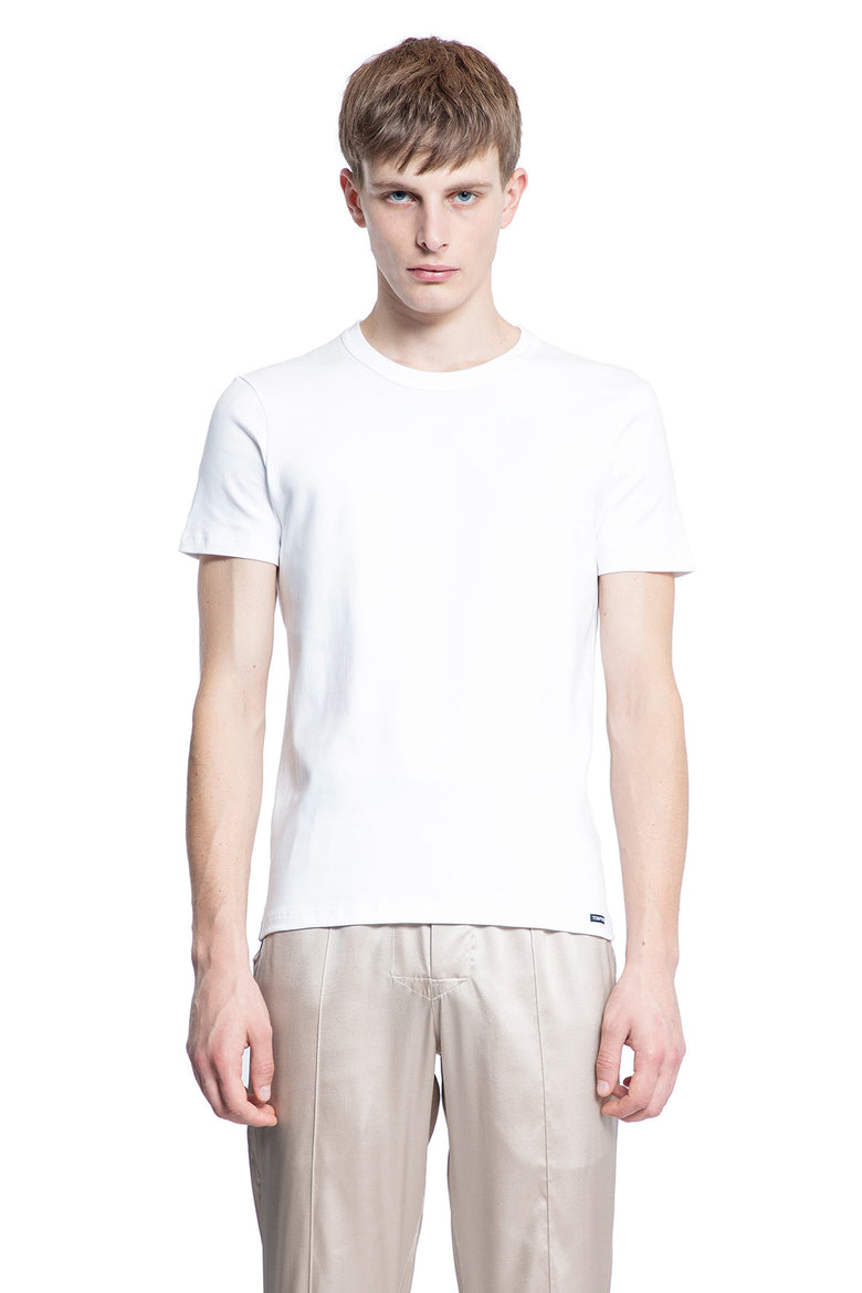 TOM FORD MAN WHITE T-SHIRTS & TANK TOPS