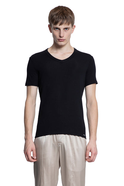 TOM FORD MAN BLACK T-SHIRTS & TANK TOPS