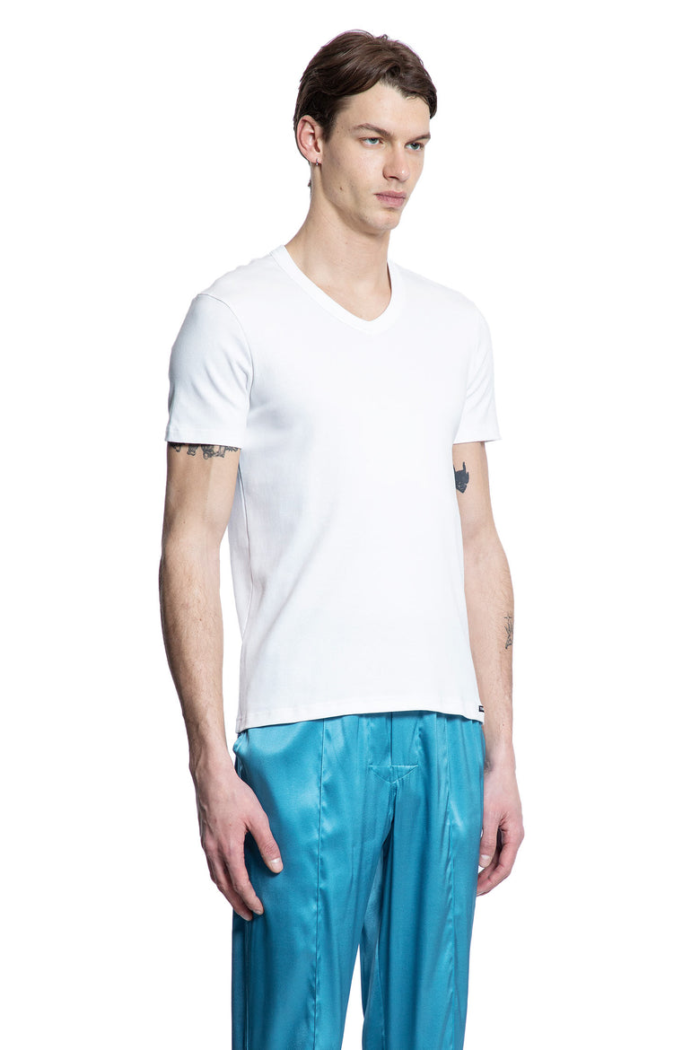 TOM FORD MAN WHITE T-SHIRTS & TANK TOPS