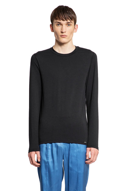 Antonioli TOM FORD MAN BLACK T-SHIRTS & TANK TOPS