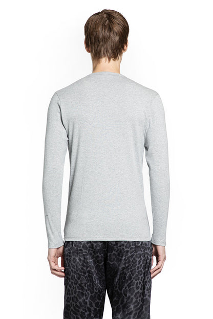 Cotton Stretch Rib Henley T-Shirt