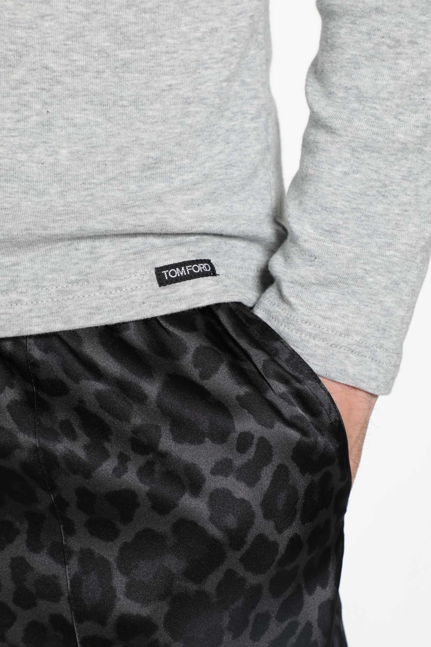 Cotton Stretch Rib Henley T-Shirt