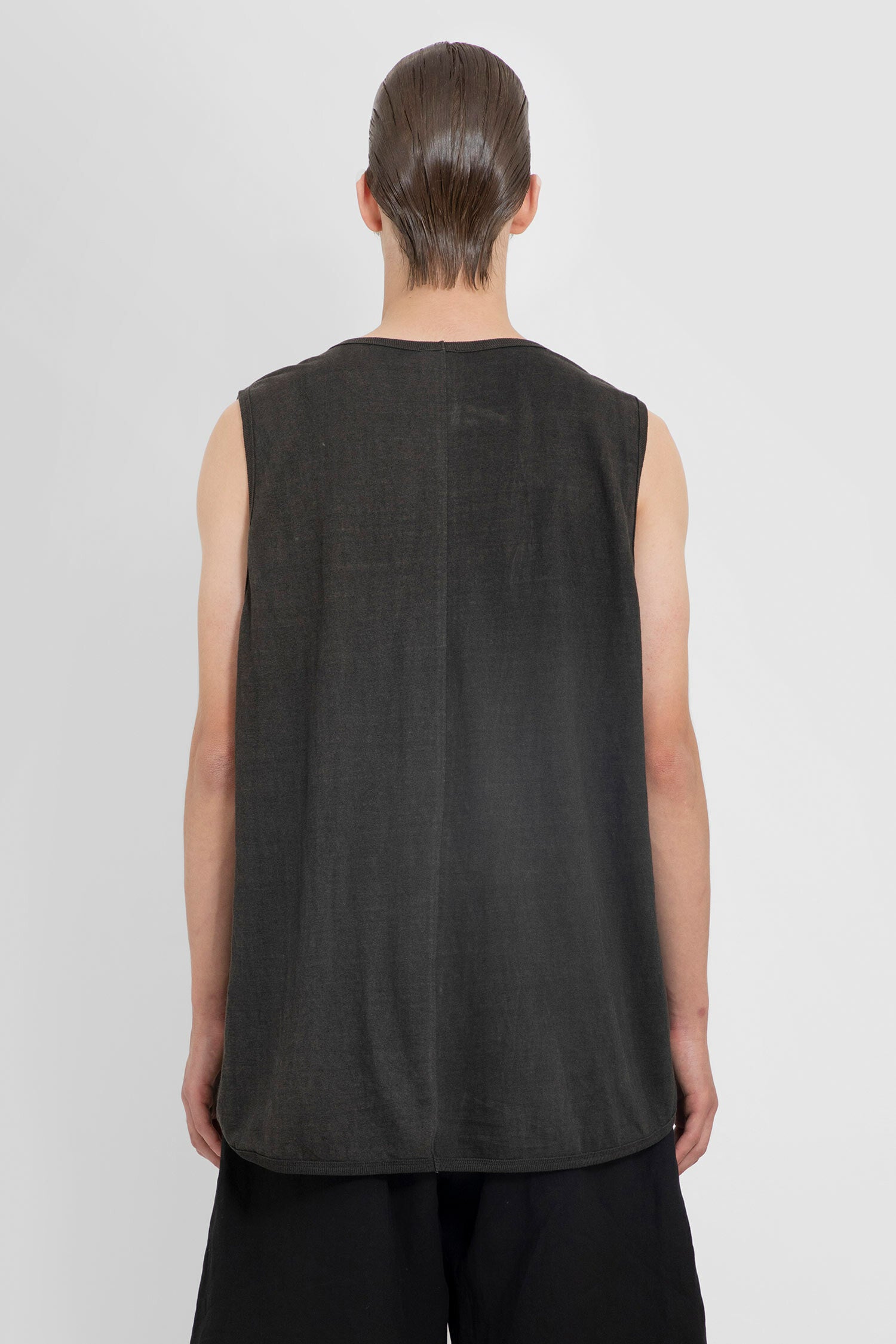 JAN-JAN VAN ESSCHE MAN GREY T-SHIRTS & TANK TOPS