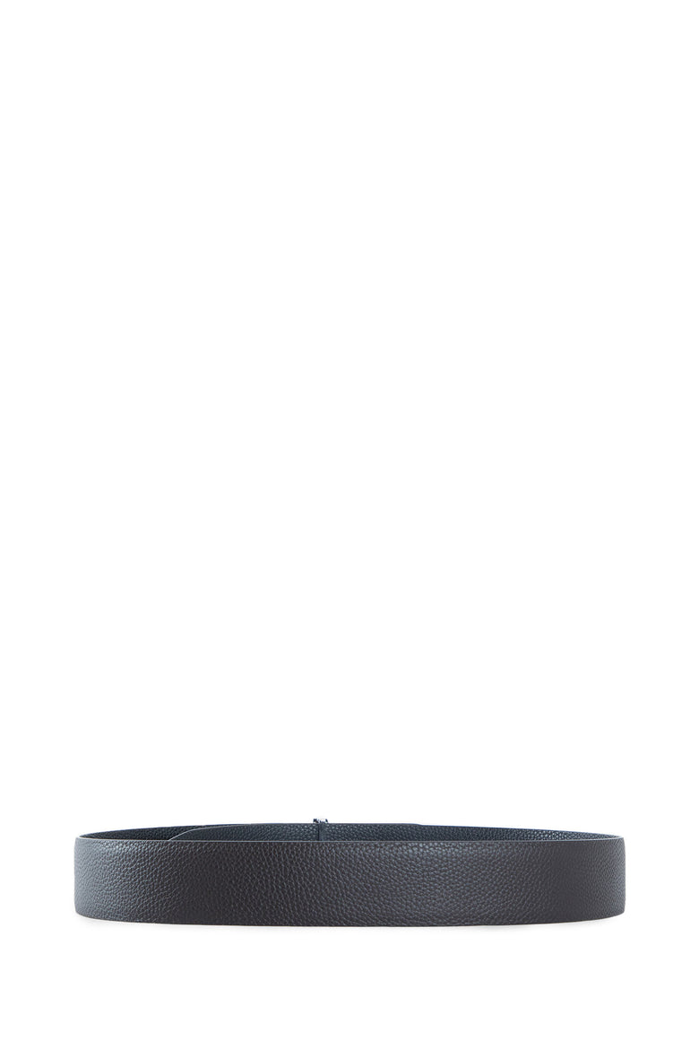 T Icon Belt in Grain Leather