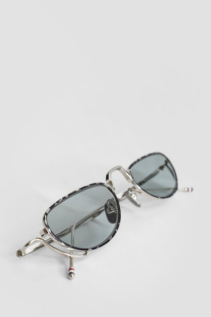 THOM BROWNE UNISEX SILVER EYEWEAR