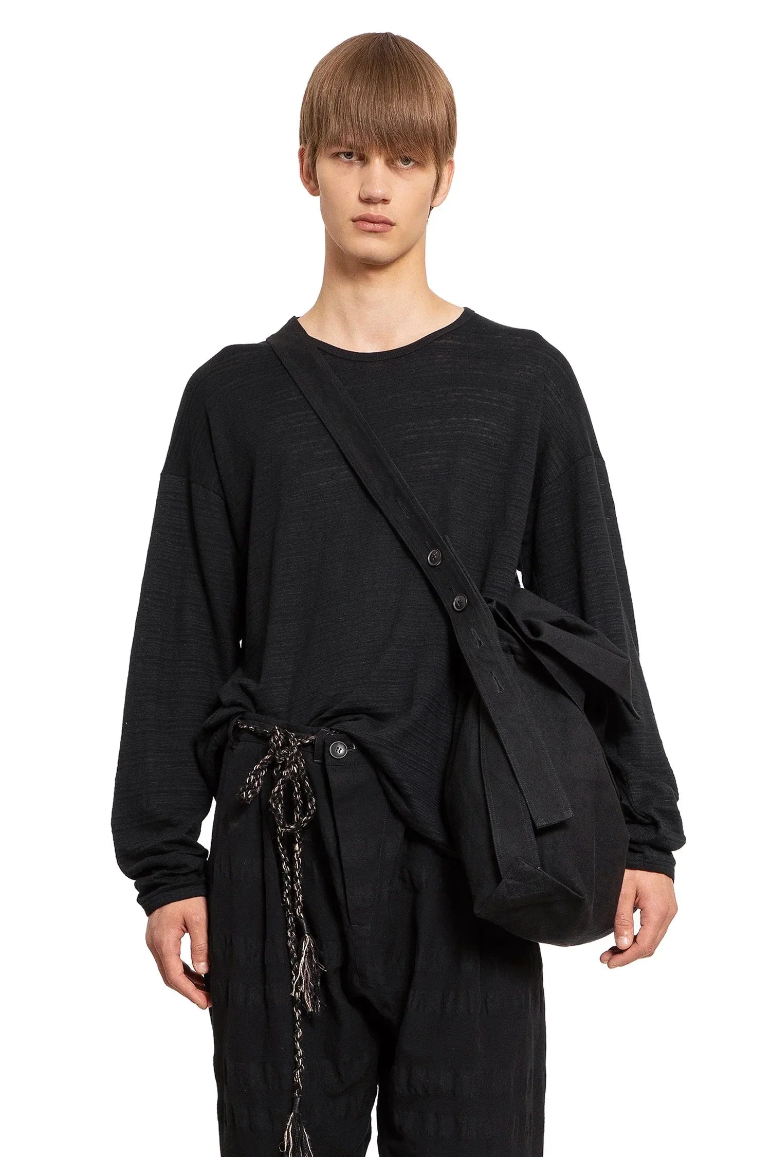 JAN-JAN VAN ESSCHE MAN BLACK T-SHIRTS & TANK TOPS - Antonioli.eu