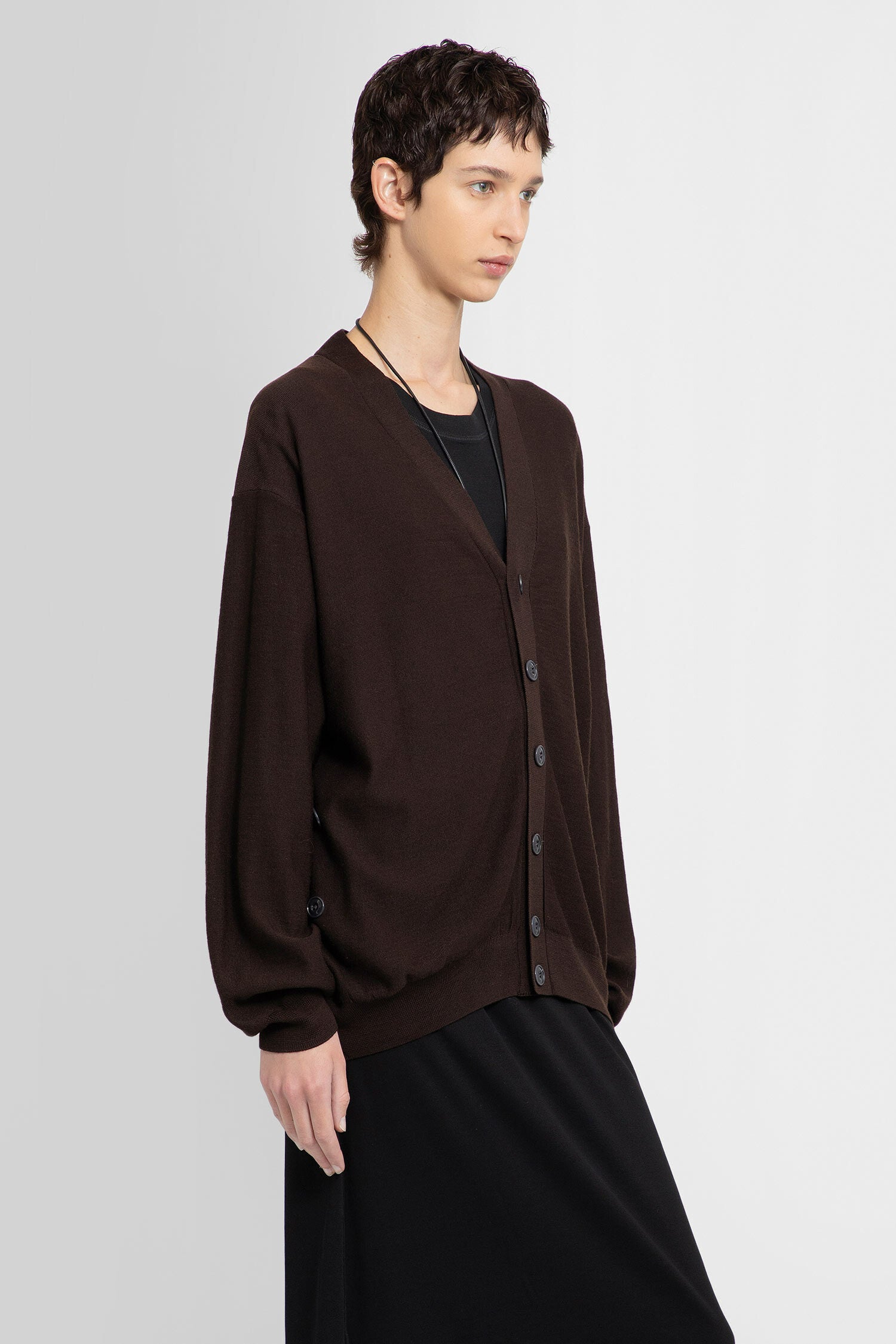 LEMAIRE WOMAN BROWN KNITWEAR