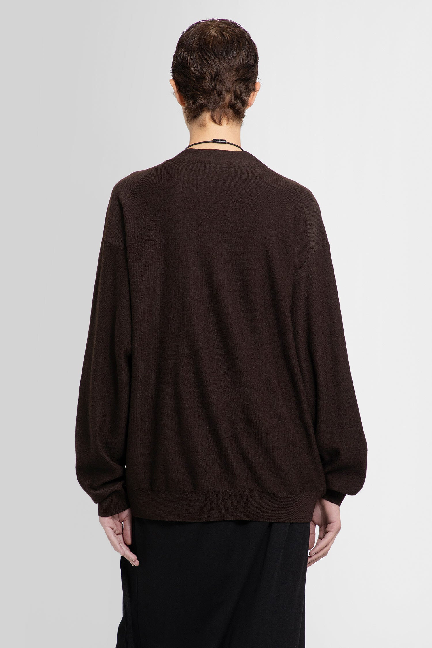 LEMAIRE WOMAN BROWN KNITWEAR
