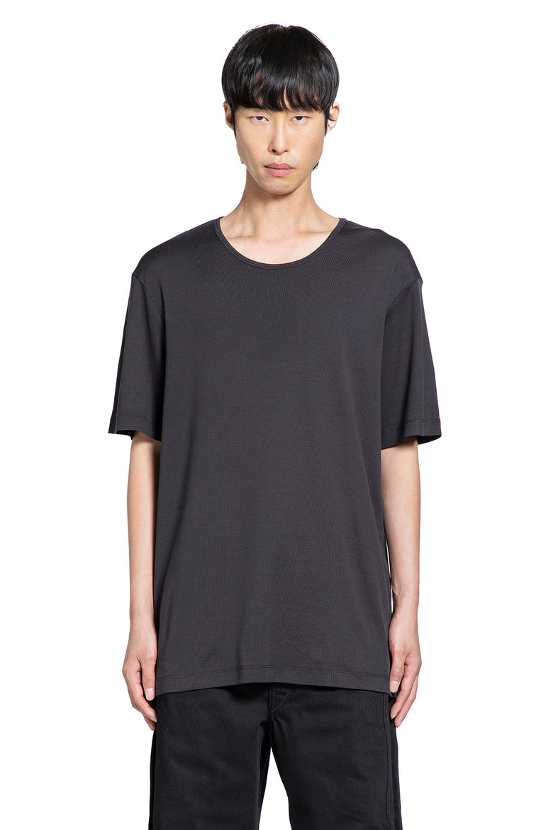Rib U Neck T-Shirt
