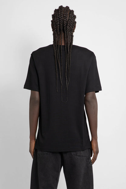 LEMAIRE MAN BLACK T-SHIRTS & TANK TOPS
