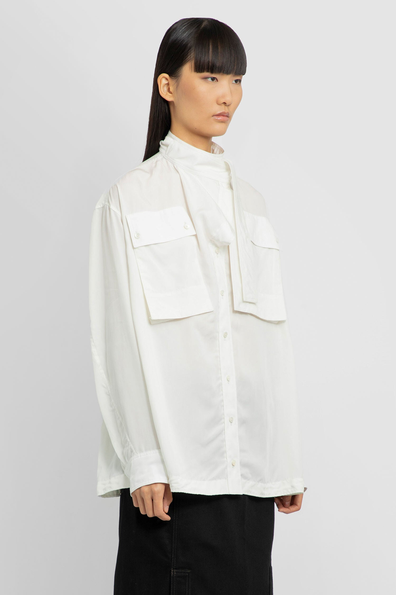 LEMAIRE WOMAN WHITE SHIRTS