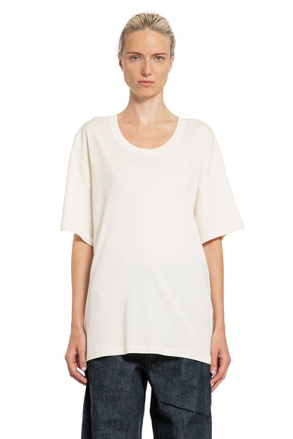 Antonioli LEMAIRE WOMAN OFF-WHITE T-SHIRTS & TANK TOPS