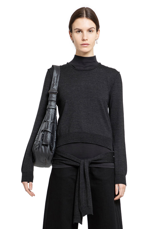 LEMAIRE WOMAN BLACK TOPS