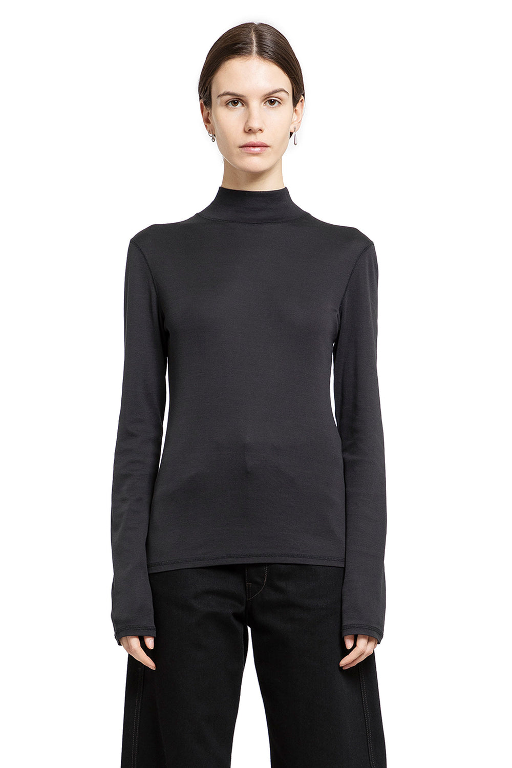 LEMAIRE WOMAN BLACK TOPS