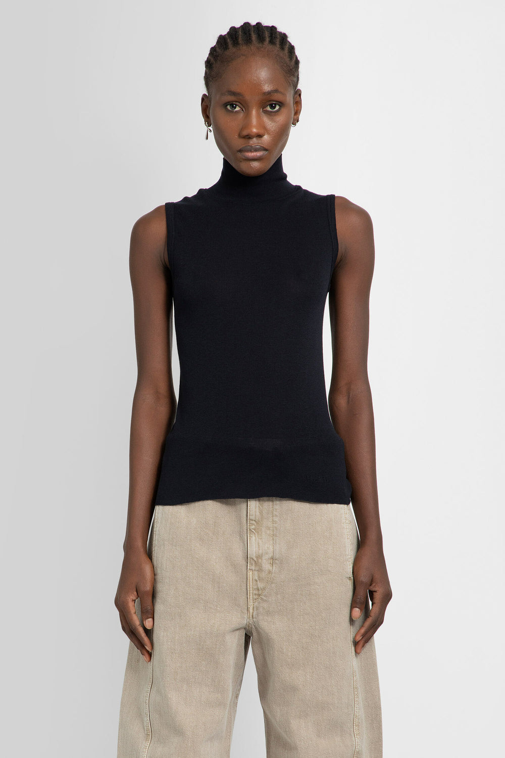 LEMAIRE WOMAN BLACK TOPS