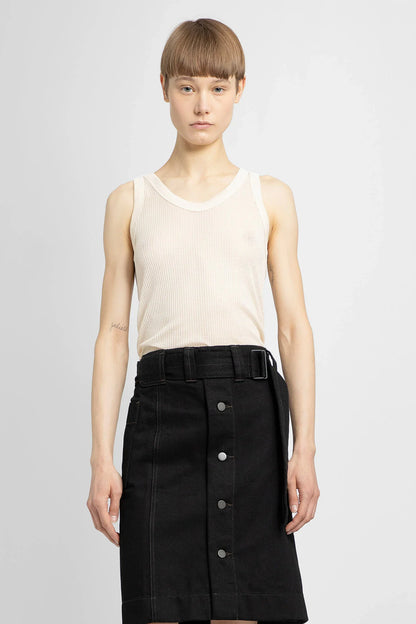 Antonioli LEMAIRE WOMAN OFF-WHITE T-SHIRTS & TANK TOPS