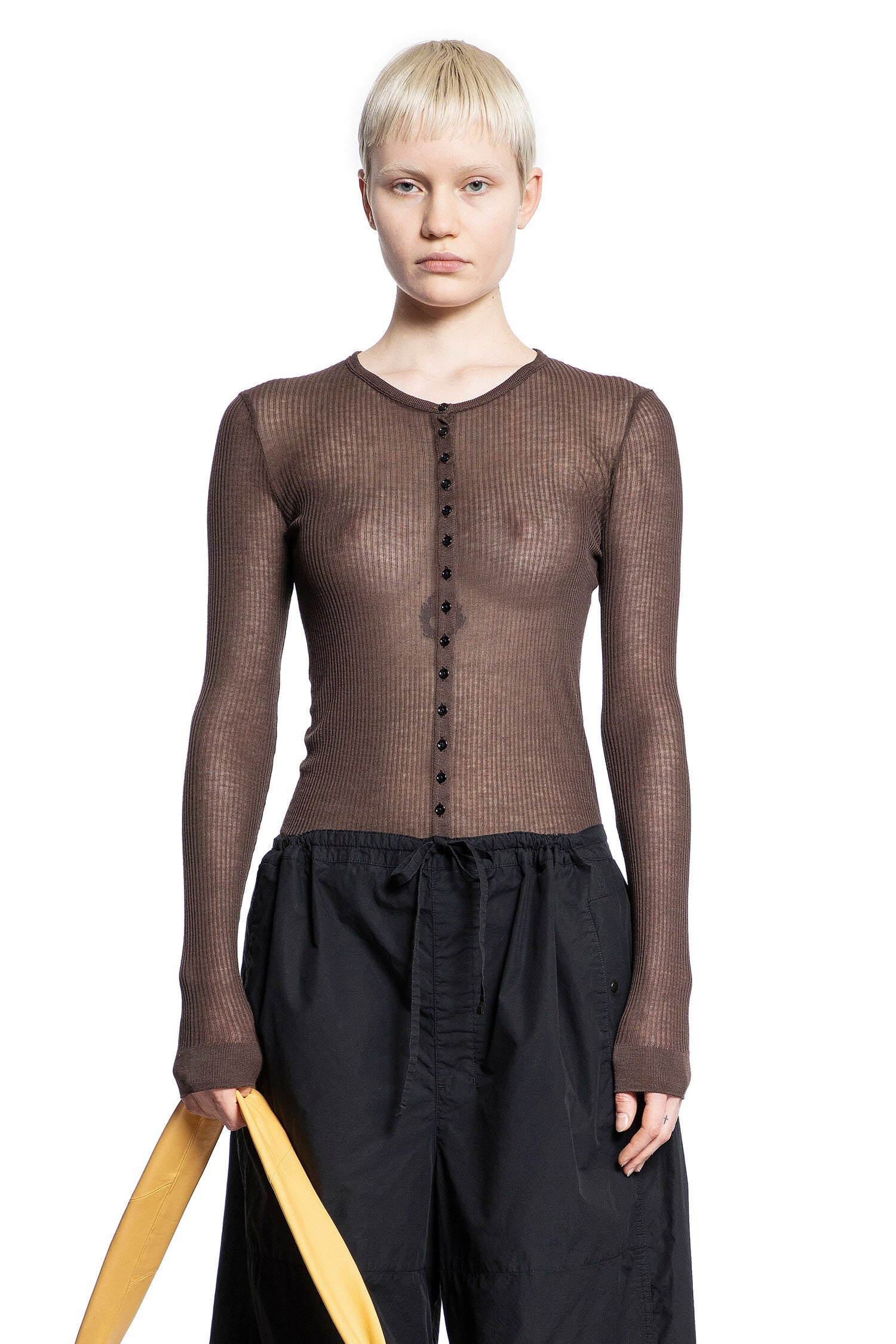 LEMAIRE WOMAN BROWN TOPS