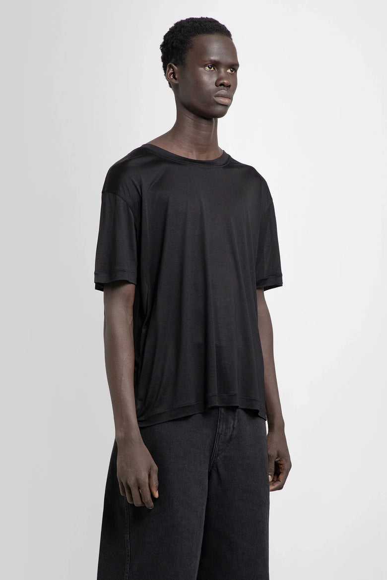 LEMAIRE MAN BLACK T-SHIRTS & TANK TOPS - Antonioli.eu
