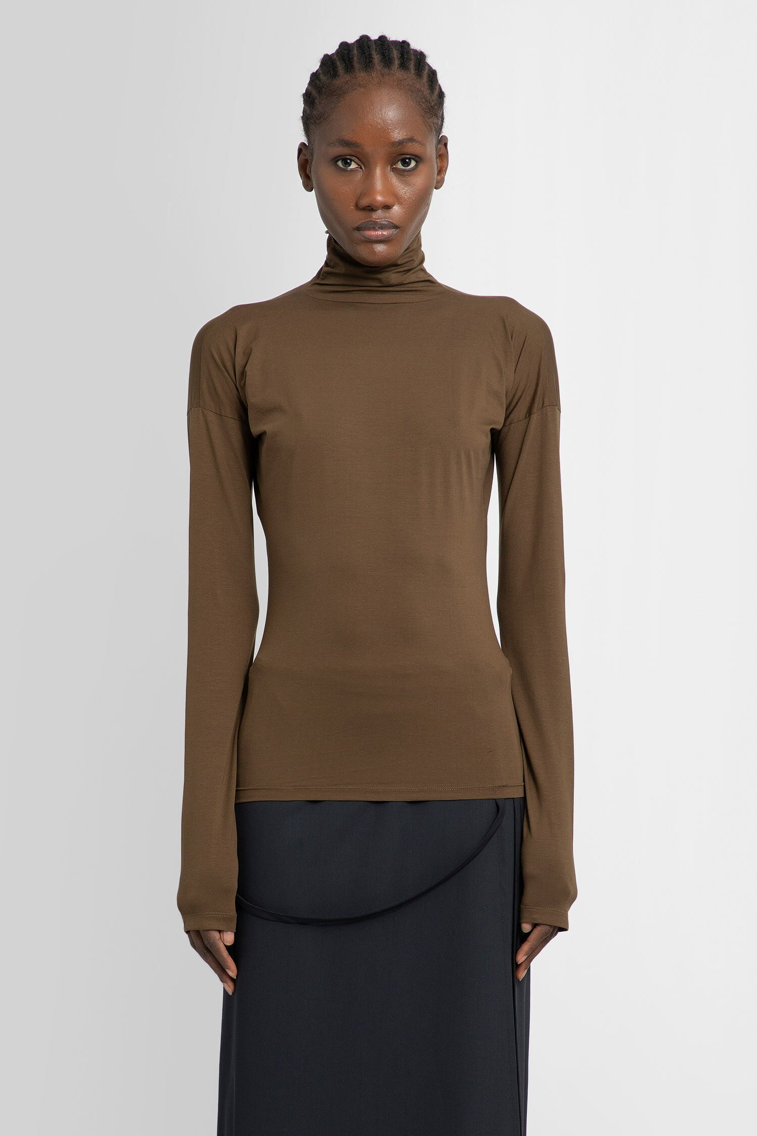 LEMAIRE WOMAN BROWN TOPS