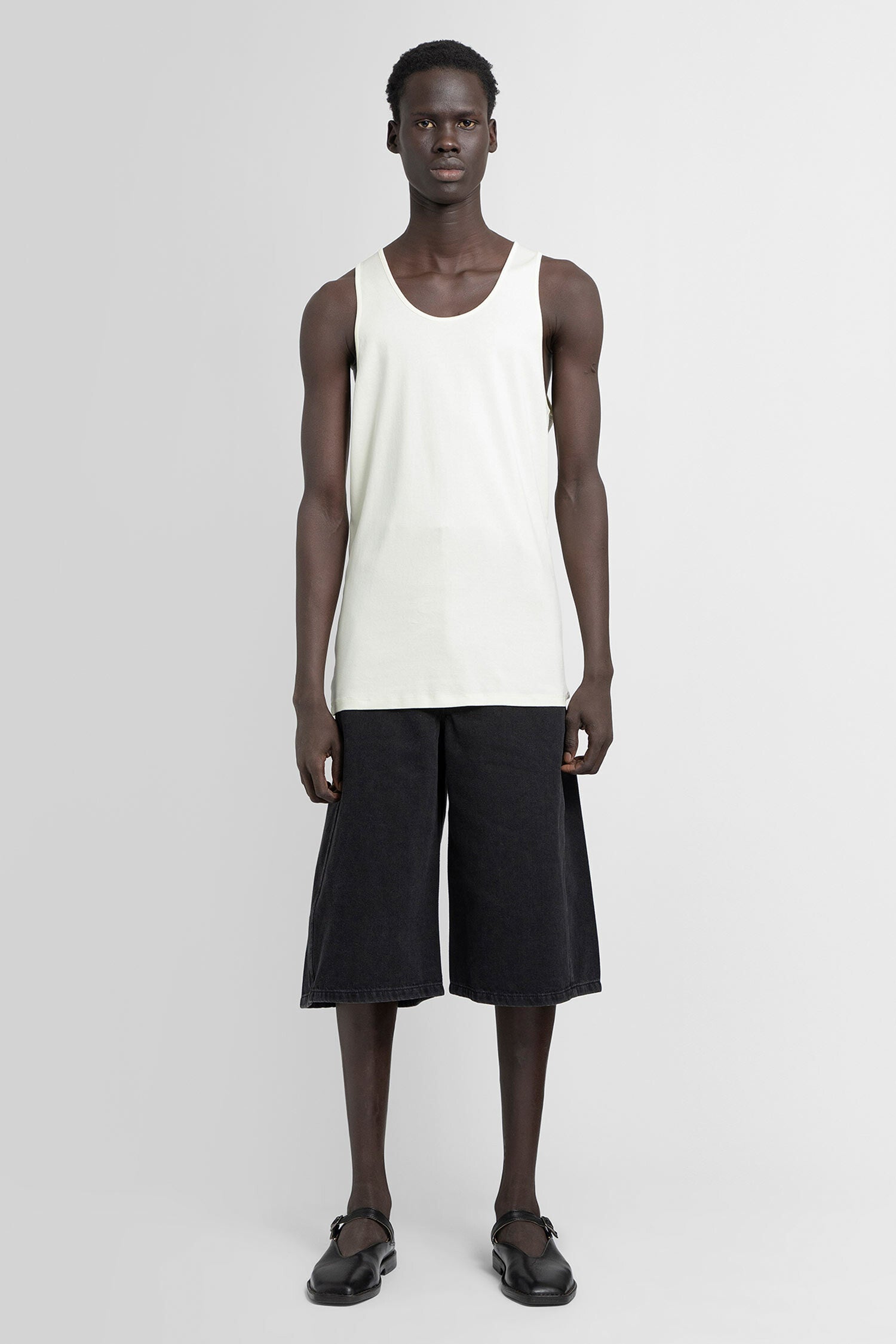 LEMAIRE MAN YELLOW T-SHIRTS & TANK TOPS