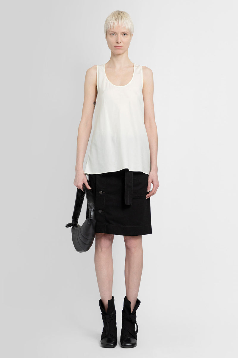 LEMAIRE WOMAN OFF-WHITE TANK TOPS