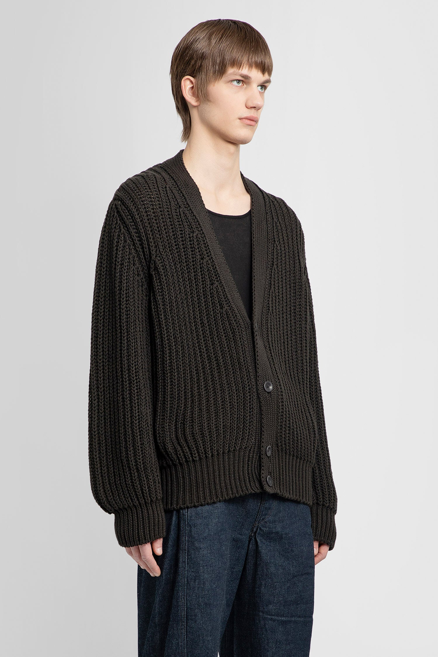 LEMAIRE MAN BROWN KNITWEAR