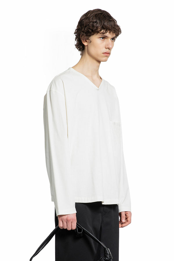 LEMAIRE MAN WHITE T-SHIRTS