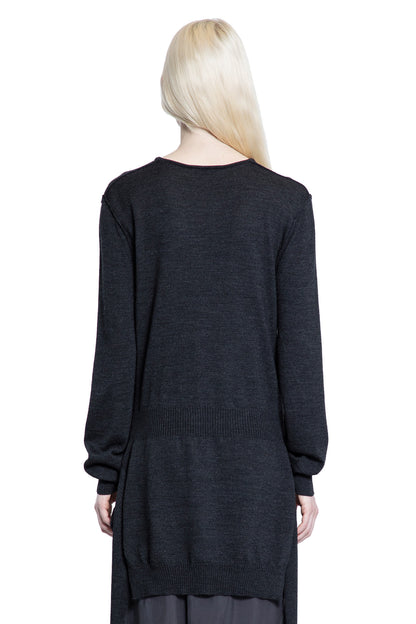 trompe d'oleil crewneck knitwear