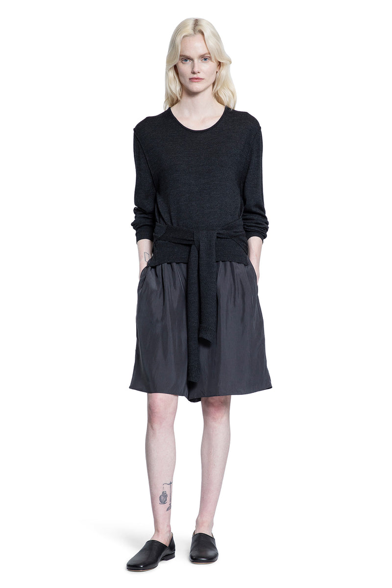 trompe d'oleil crewneck knitwear - Antonioli.eu