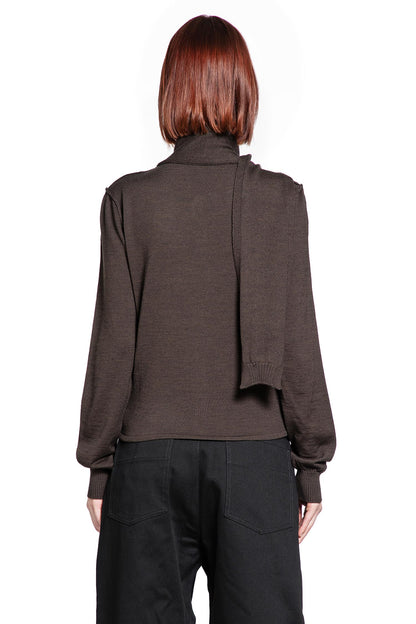 Twisted Cardigan with Scarf