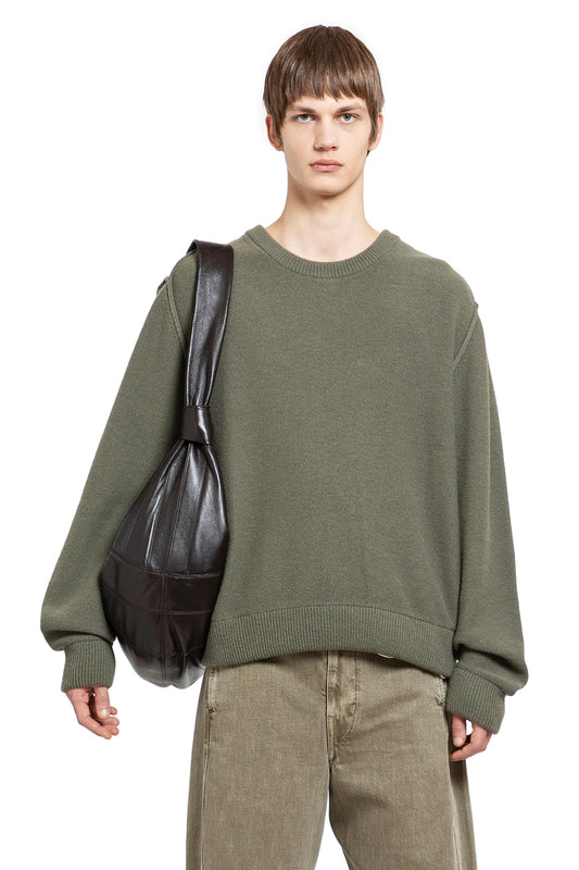 LEMAIRE MAN GREEN KNITWEAR