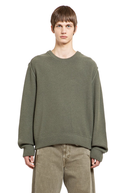 LEMAIRE MAN GREEN KNITWEAR